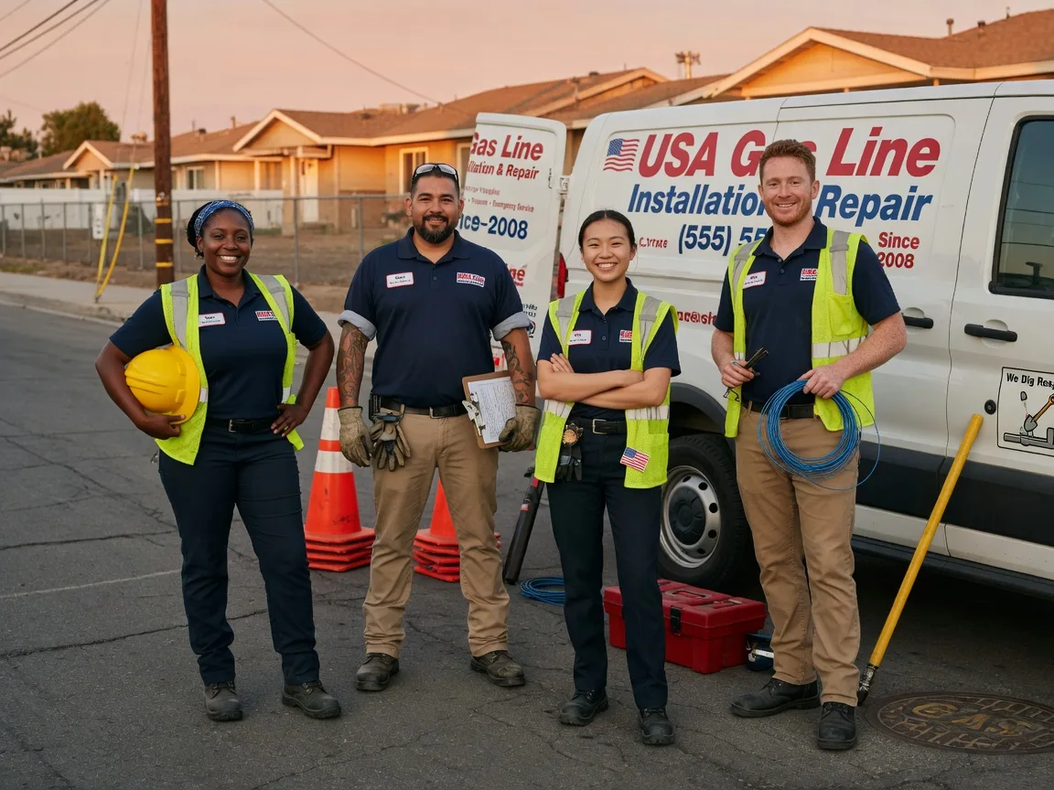 Gas Line Installation company in Laura, IL
